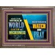 WATCH AND PRAY BRETHREN   Framed Interior Wall Decoration   (GWMARVEL9516)   