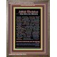 NAMES OF JESUS CHRIST WITH BIBLE VERSES IN GERMAN LANGUAGE {Namen Jesu Christi}   Wooden Frame  (GWMARVELNAMESOFCHRISTDEUTSCH)   