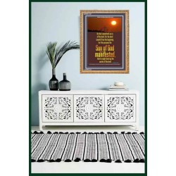 THE PURPOSE OF THE SON OF GOD   Bible Verses to Encourage  frame   (GWMS1327)   