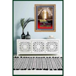 YOUR GATES WILL ALWAYS STAND OPEN   Large Frame Scripture Wall Art   (GWMS1684)   "28x34"