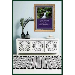 THE LORD BE WITH YOU   Inspirational Wall Art Frame   (GWMS250)   "28x34"