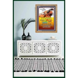 THE VOICE OF JOY   Scripture Wooden Framed Signs   (GWMS3017)   