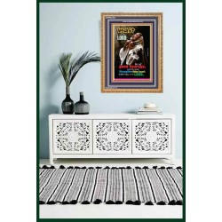 WAIT ON THE LORD   Encouraging Bible Verses Frame   (GWMS3483)   "28x34"