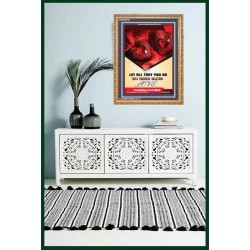 WITH LOVE   Bible Verse Wall Art Frame   (GWMS5245)   