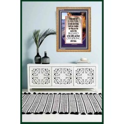 YOU SHALL NOT LABOUR IN VAIN   Bible Verse Frame Art Prints   (GWMS730)   "28x34"
