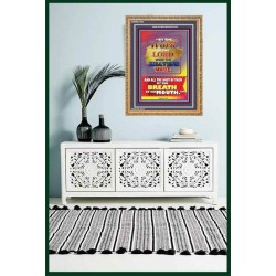 WORD OF THE LORD   Framed Hallway Wall Decoration   (GWMS7384)   "28x34"