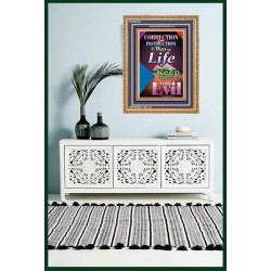 THE WAY TO LIFE   Scripture Art Acrylic Glass Frame   (GWMS8200)   