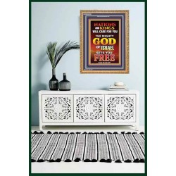 THE MIGHTY GOD OF ISRAEL   Framed Bible Verses   (GWMS8850)   