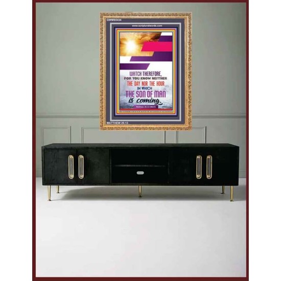 WATCH THEREFORE   Christian Framed Wall Art   (GWMS5434)   