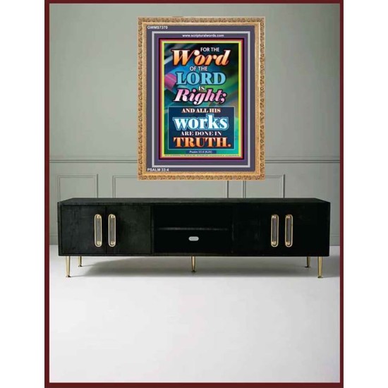 WORD OF THE LORD   Contemporary Christian poster   (GWMS7370)   