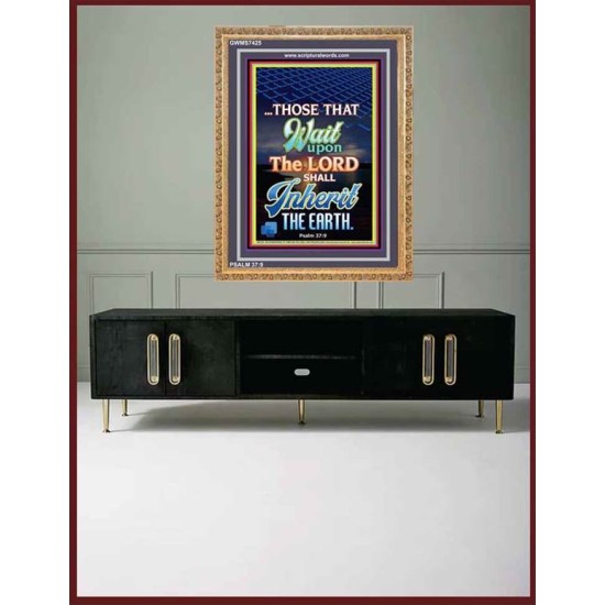 WAIT UPON THE LORD   Bible Verses Frame for Home   (GWMS7425)   