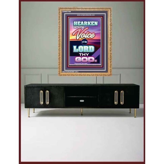 THE VOICE OF THE LORD   Christian Framed Wall Art   (GWMS7468)   