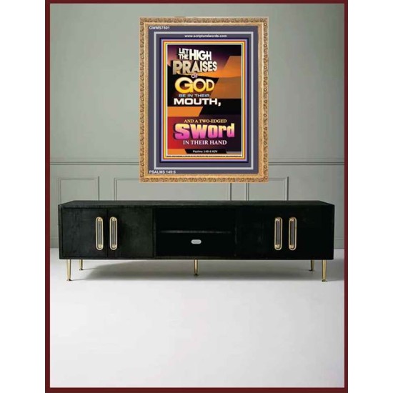 A TWO EDGED SWORD   Modern Christian Wall Dcor Frame   (GWMS7801)   