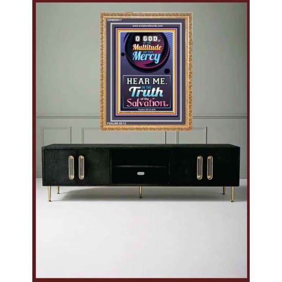 TRUTH OF THY SALVATION   Framed Bible Verses   (GWMS8017)   