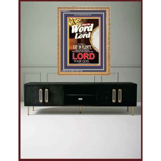 THE WORD OF THE LORD   Bible Verses  Picture Frame Gift   (GWMS9112)   