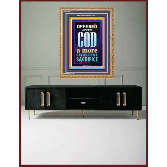 A MORE EXCELLENT SACRIFICE   Contemporary Christian poster   (GWMS9212)   