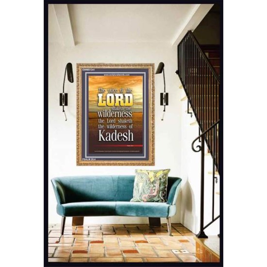 VOICE OF THE LORD IS POWERFUL   Scripture Wall Art   (GWMS1241)   