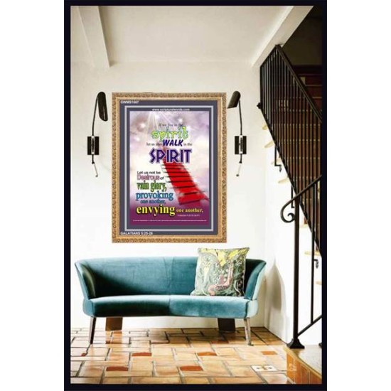 WALK IN THE SPIRIT   Large Framed Scripture Wall Art   (GWMS1667)   