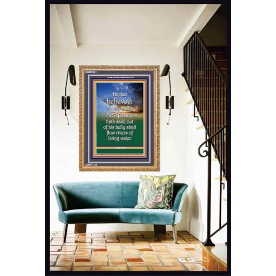 THE RIVERS OF LIFE   Framed Bedroom Wall Decoration   (GWMS241)   