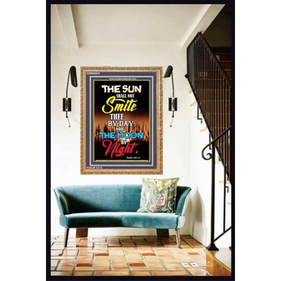 THE SUN SHALL NOT SMITE THEE   Contemporary Christian Art Acrylic Glass Frame   (GWMS6658)   