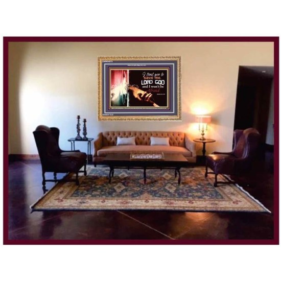 FEAR   Framed Sitting Room Wall Decoration   (GWMS4272)   