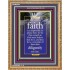 WITHOUT FAITH IT IS IMPOSSIBLE TO PLEASE THE LORD   Christian Quote Framed   (GWMS084)   "28x34"