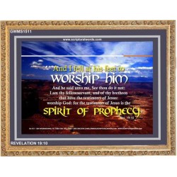WORSHIP HIM   Custom Framed Bible Verse   (GWMS1511)   "34x28"