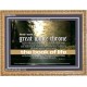 A GREAT WHITE THRONE   Inspirational Bible Verse Framed   (GWMS1515)   