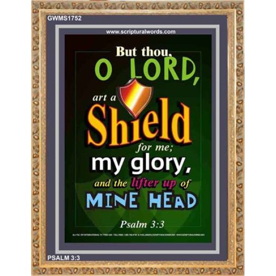 A SHIELD FOR ME   Bible Verses For the Kids Frame    (GWMS1752)   