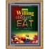 WILLING AND OBEDIENT   Christian Paintings Frame   (GWMS1758)   "28x34"