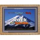 ROCK OF MY SALVATION   Bible Verse Acrylic Glass Frame   (GWMS2020)   