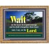 WAIT ON THE LORD   Contemporary Wall Decor   (GWMS270)   "34x28"