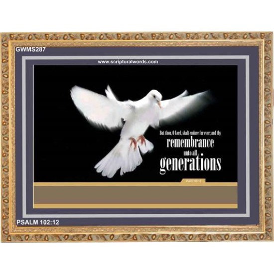 UNLIMITED GOD   Custom Framed Bible Verse   (GWMS287)   