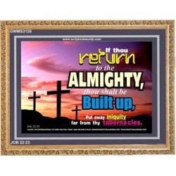 RETURN TO THE ALMIGHTY   Framed Office Wall Decoration   (GWMS3128)   