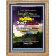 UNRIGHTEOUS SHALL NOT INHERIT THE KINGDOM   Large Framed Scripture Wall Art   (GWMS3204)   