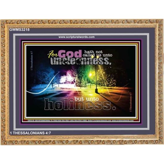 UNCLEANNESS   Scripture Frame Signs   (GWMS3218)   