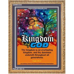 AN EVERLASTING KINGDOM   Framed Bible Verse   (GWMS3252)   