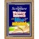 WHOSOEVER BELIEVETH   Acrylic Glass Frame Scripture Art   (GWMS3297)   