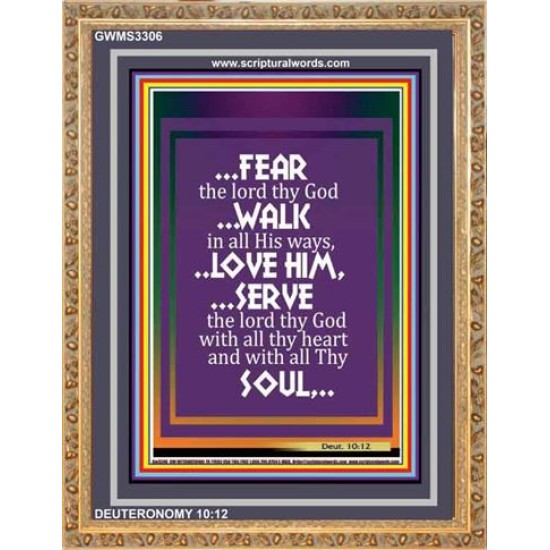 WALK IN ALL HIS WAYS   Scripture Art Prints   (GWMS3306)   