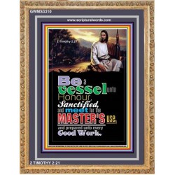 A VESSEL UNTO HONOUR   Bible Verses Poster   (GWMS3310)   