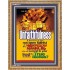 TRUE RICHES   Acrylic Glass Frame Scripture Art   (GWMS3371)   "28x34"