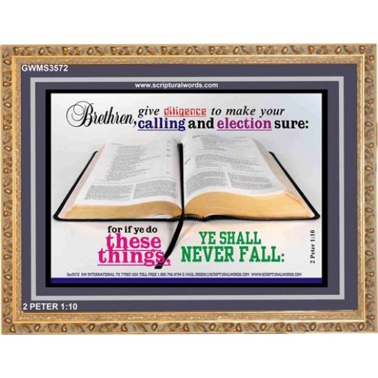 YOUR CALLING   Frame Bible Verses Online   (GWMS3572)   