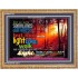 YE ARE LIGHT   Bible Verse Frame for Home   (GWMS3735)   "34x28"