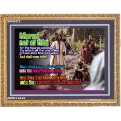 RESURRECTION OF LIFE   Printable Bible Verse to Framed   (GWMS3751)   