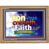 SHALL HE FIND FAITH ON THE EARTH   Large Framed Scripture Wall Art   (GWMS3754)   "34x28"