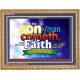SHALL HE FIND FAITH ON THE EARTH   Large Framed Scripture Wall Art   (GWMS3754)   