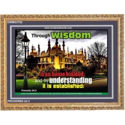 WISDOM AND UNDERSTANDING   Scripture Wall Art   (GWMS3782)   "34x28"