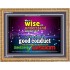 WISDOM   Scriptural Framed Signs   (GWMS3817)   "34x28"