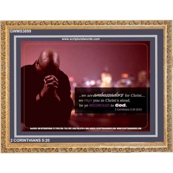 AMBASSADORS OF CHRIST   Contemporary Christian Paintings Frame   (GWMS3899)   