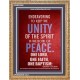 UNITY OF THE SPIRIT   Acrylic Glass Frame Scripture Art   (GWMS3995)   